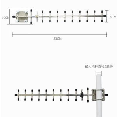 1435-1515MHz 12,6dBi 11 Einheit Edelstahl 5g Yagi Antenne